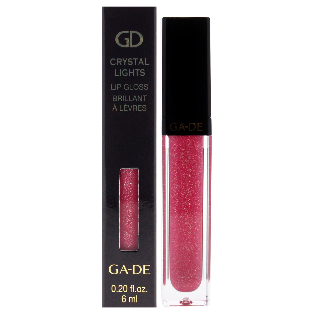 Crystal Lights Lip Gloss- 518 Pink Peridot by GA-DE for Women- 0.2 oz Lip Gloss